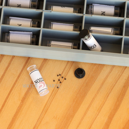 0.3-0.75 mm 30 Sizes Watch Gasket Set Waterproof Rubber Ring for Watch Crown Tube/Button Pusher/Crown/Screw