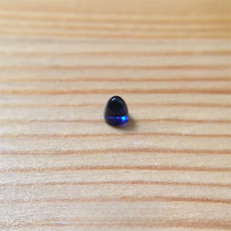 Blue Sapphire Crystal for Cartier Rotonde 40mm Watch Crown Parts