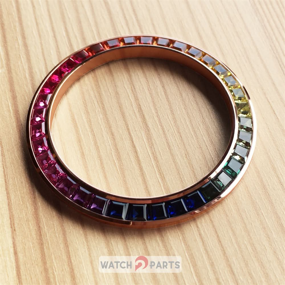 Rainbow Watch Bezel Inserts Fit per Rolex Daytona 40mm Watch Upgrade Modifica Parts