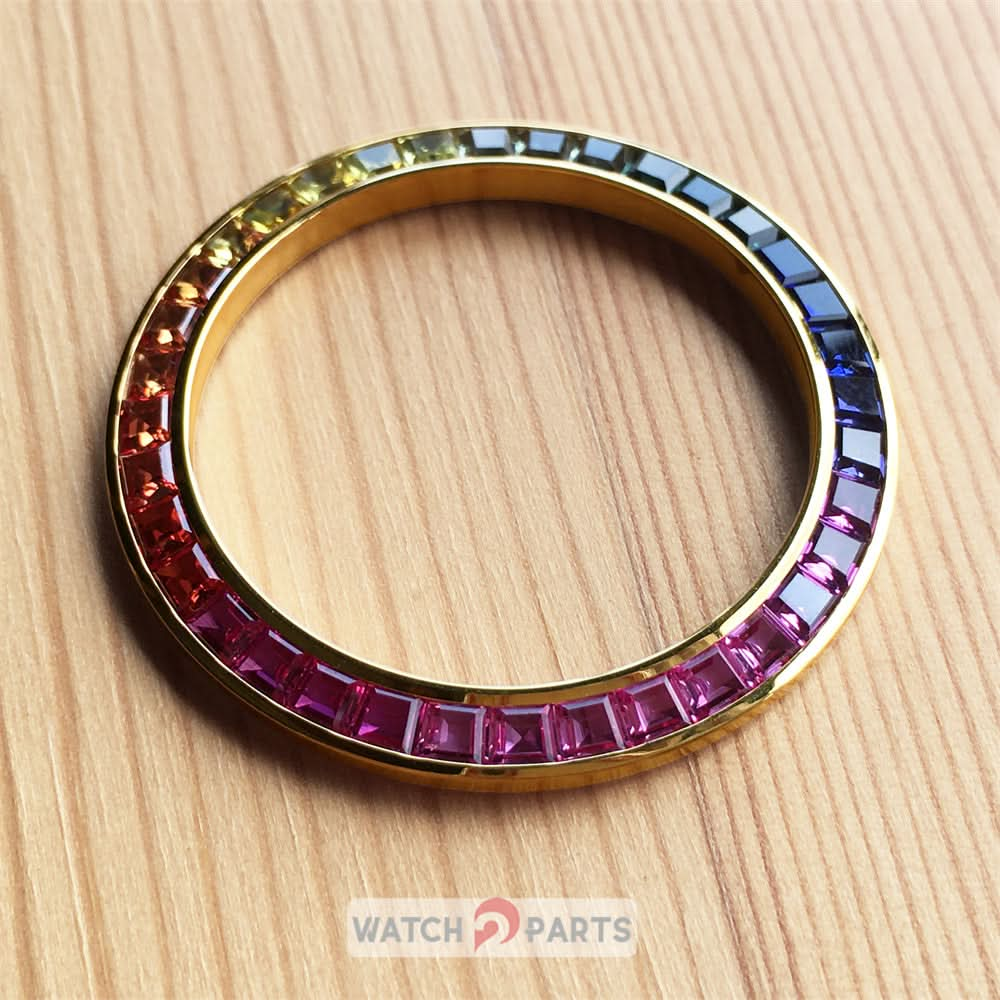 Rainbow Watch Bezel Inserts Fit for Rolex Daytona 40mm Watch upgrade modification parts