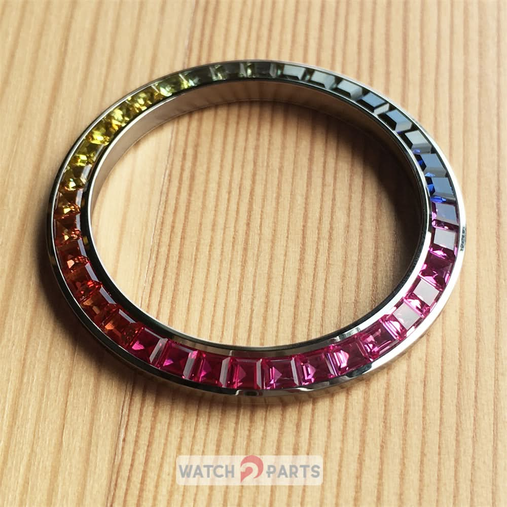 Rainbow Watch Bezel Inserts Fit per Rolex Daytona 40mm Watch Upgrade Modifica Parts