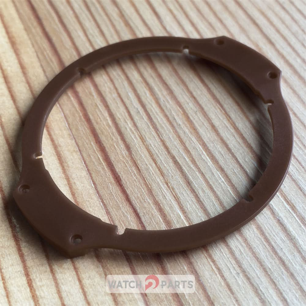 Parti di inserimento della cornice interna in plastica nera per hub Hublot Big Bang 44mm 301 Orologio