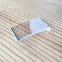 Arched Mineral Crystal Glass Fit para Cartier Tank Américaine Watch