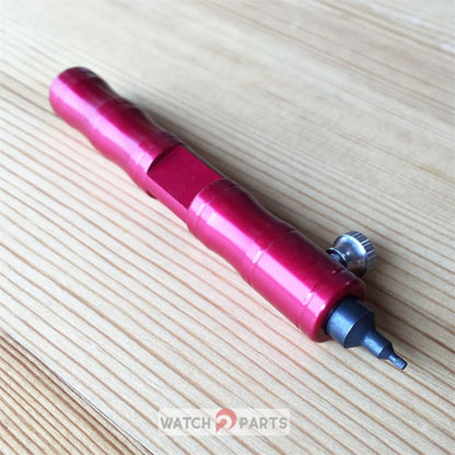 Mira las herramientas de destornillador para el pp Patek Philippe Nautilus Watch Botones ocultos