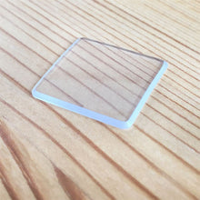 Sapphire Crystal Glass Fit para Cartier Santos Galbée Ref. 1564/1565 Reloj de cuarzo