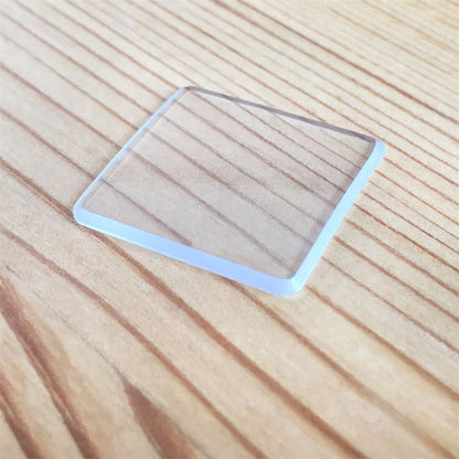 Sapphire Crystal Glass Fit para Cartier Santos Galbée Ref. 1564/1565 Reloj de cuarzo