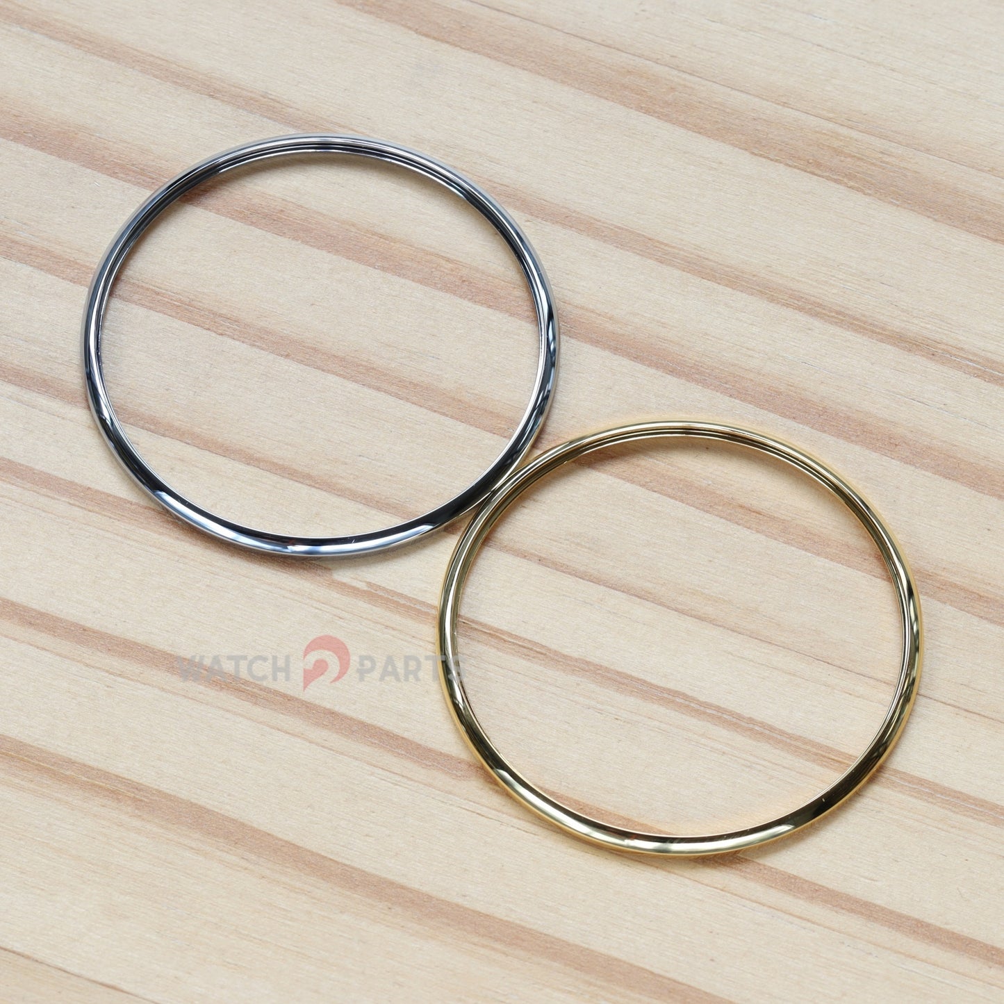 Bezel for Tudor Glamour Date 39mm Watch Steel Ring Silver Gold
