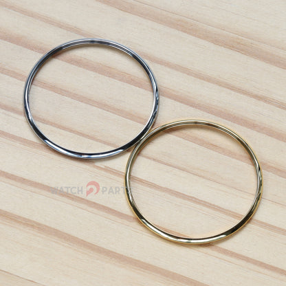 Bezel for Tudor Glamour Date 39mm Watch Steel Ring Silver Gold