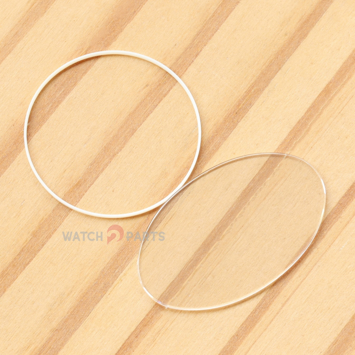 Ellipse Flat Watch Sapphire Crystal&Gasket for Bvlgari Ovale DV32G 32mm Glass
