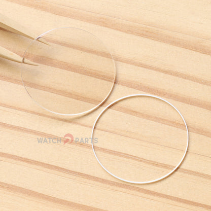Watch Sapphire Crystal&Gasket for Vacheron Constantin VC Patrimony 85180/86180 Front&Case Back Glass