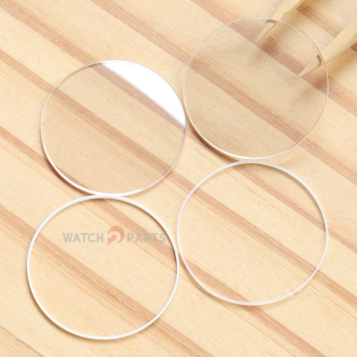 Double Domed Watch Sapphire Crystal&Gasket for Chopard Happy Sport 278492 36mm Glass