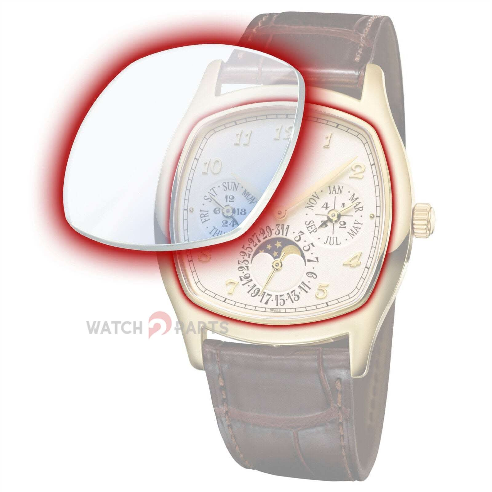 Guarda Crystal per Patek Philippe 5940 perpetuo Calendario Orologio Sapphire Glass