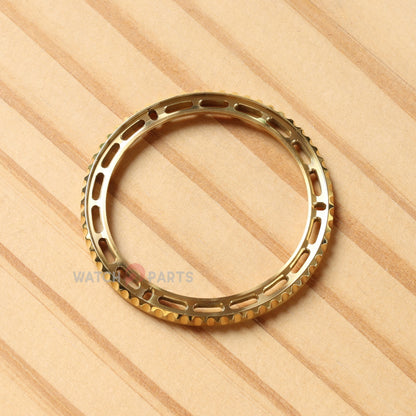 Bisel estriado+Junta de bisel de goma+Haga clic en Spring+Tension Spring+Bisel de retención para Rolex GMT-Master II 126710/116710