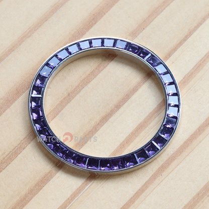 Synthetic Purple Spinel Bezel for Rolex Daytona 40mm Watch Gemstone