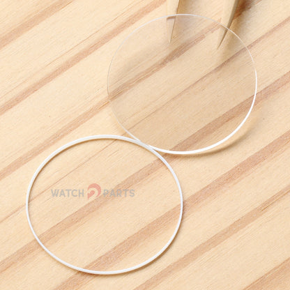 Double Domed Sapphire Crystal&Gasket for Vacheron Constantin VC Égérie 4606F 35mm Watch Glass