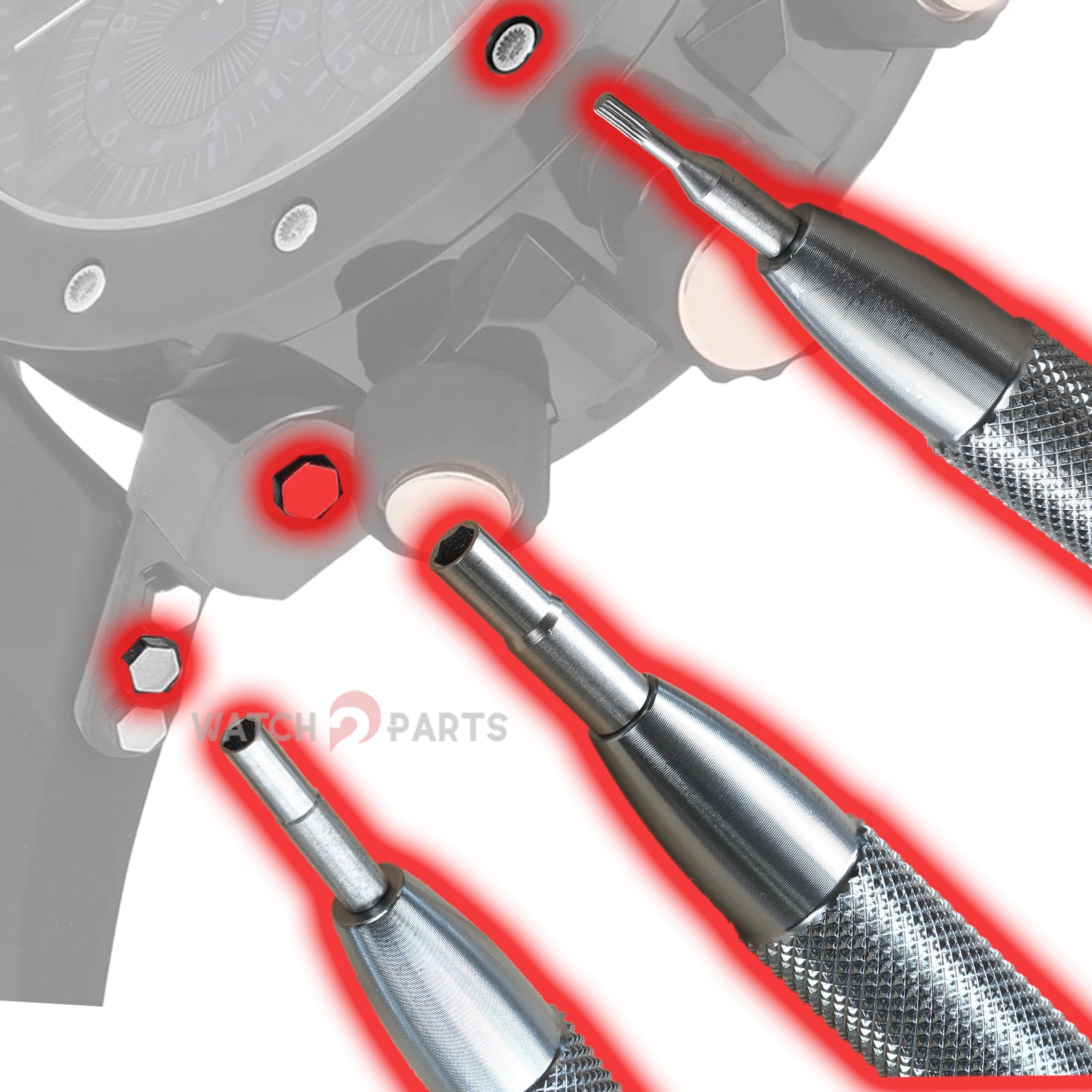 Watch Bezel/Case Back/Band/Case Screwdriver for Jacob & Co. Epic II Watch Back Cover/Strap Tools - watch2parts