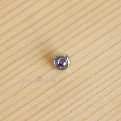Purple Gemstone Watch Crown for Chopard IMPERIALE 28mm/36mm Watch