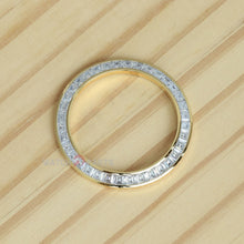 Bisel de reloj de oro de diamantes moissanite sintético para el bisel de piedra preciosa Rolex Daytona 40mm