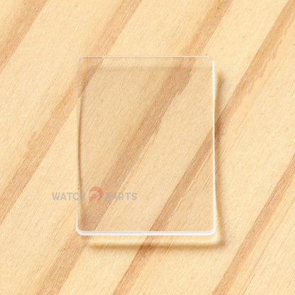 Tonneau Raised Watch Glass for Bvlgari Rettangolo RT45SSD 27x45mm Sapphire Crystal