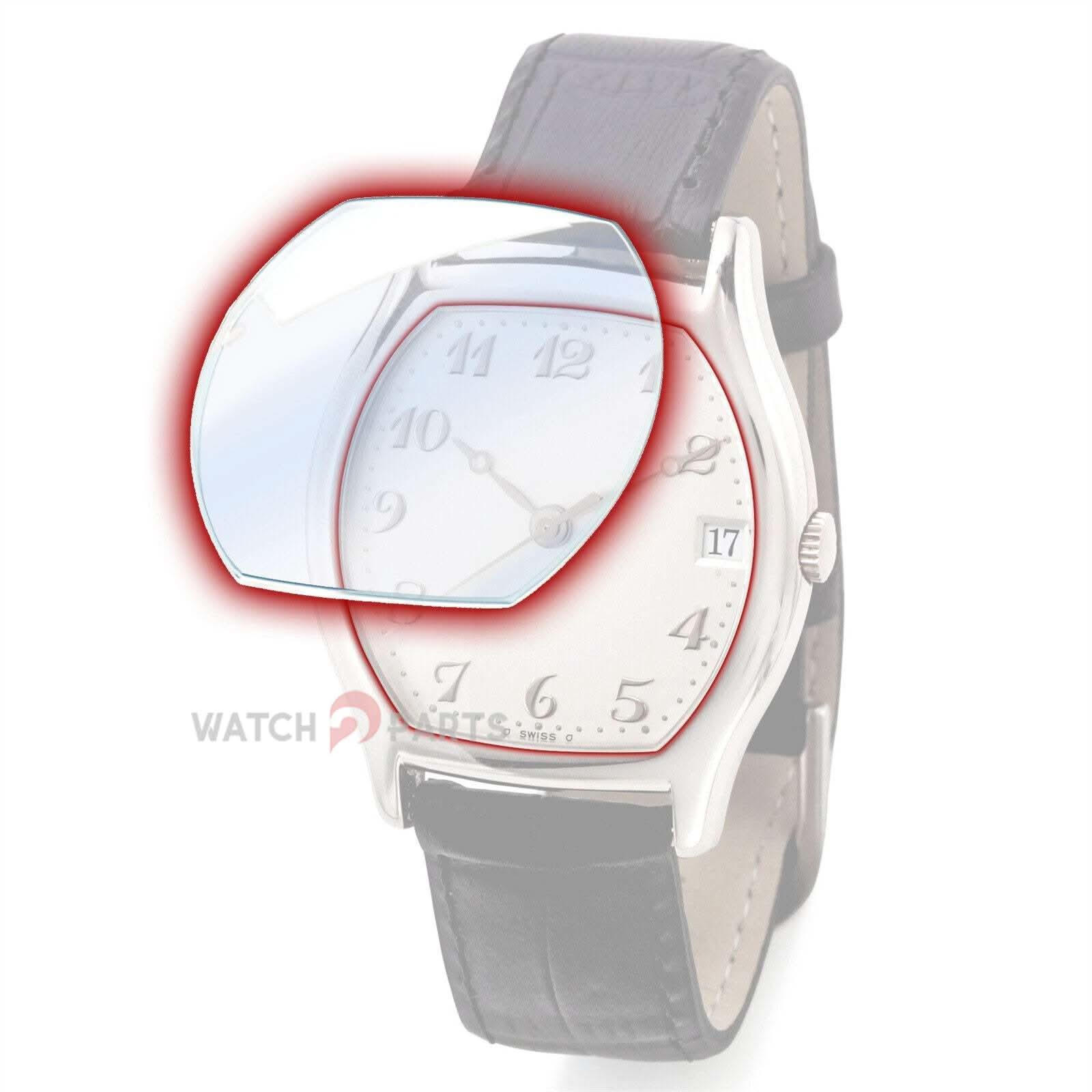 مشاهدة Crystal for Patek Philippe 5030 Gondolo المقوس Tonneau Glass