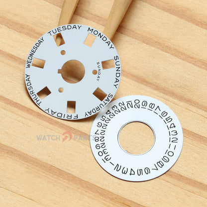 Day/Date Wheel Disc for Rolex Caliber 3055 Watch Calendar