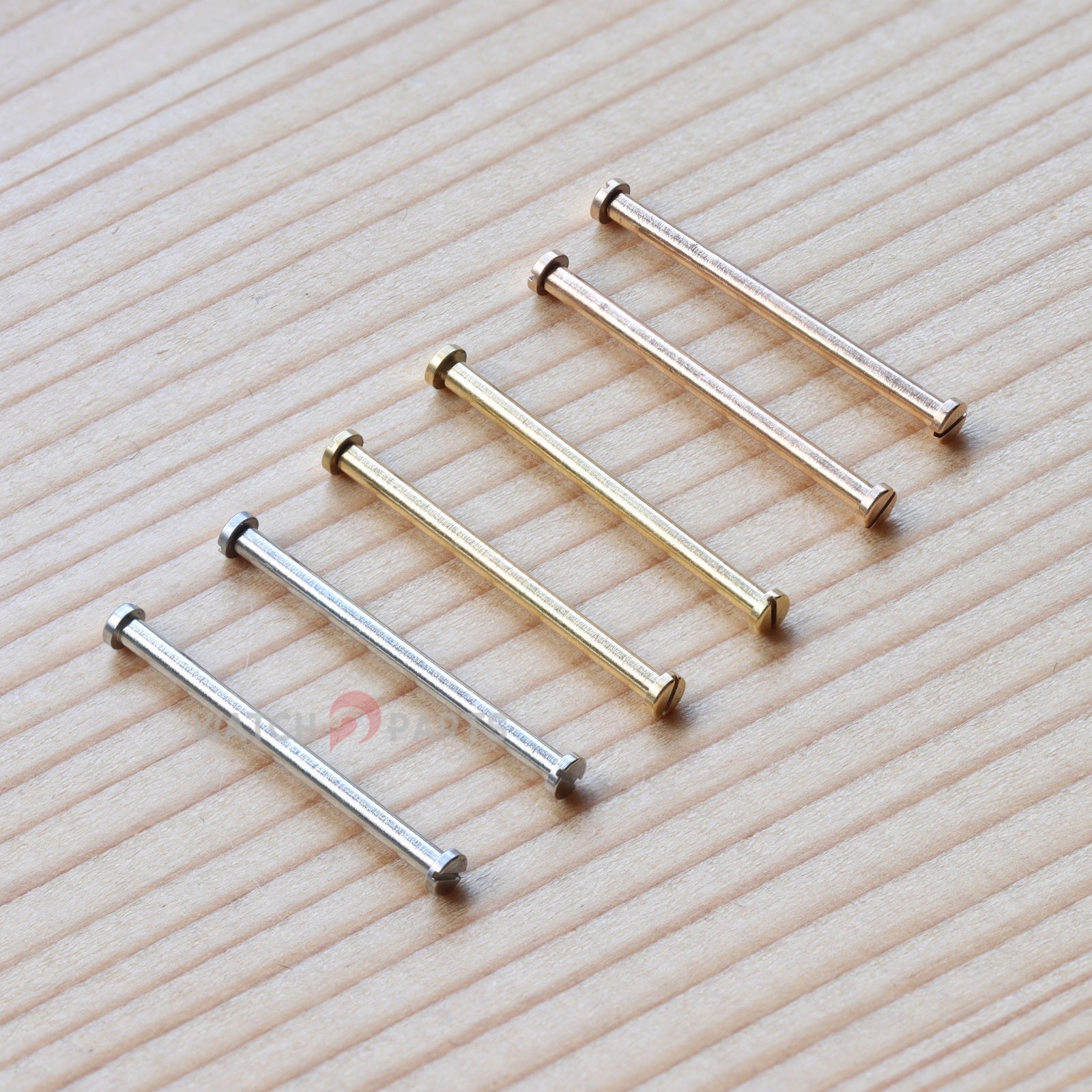 Watch Strap Screw Tube Pin for Omega 425.60.34 De Ville Ladymatic 34mm Watch Band - watch2parts