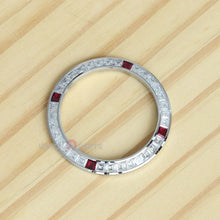 Synthetic Moissanite Diamond/Rubies Watch Bisel para Rolex Daytona 40 mm Watch Gemstone Bezel