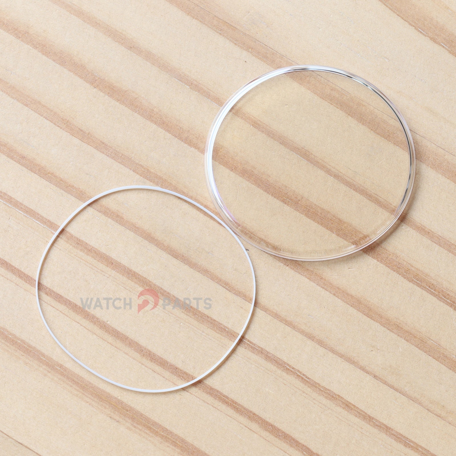 AR Coating Box-shaped Watch Sapphire Crystal&Gasket for IWC Portofino Hand-Wound IW510103 45mm Front&Case Back Glass - watch2parts