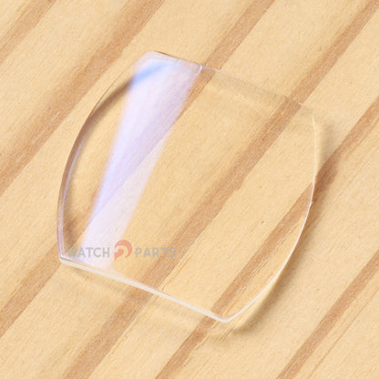 Double-sided AR Coating Tonneau Raised Watch Glass for Bvlgari Assioma AA48C13GLDCH 48mm Sapphire Crystal