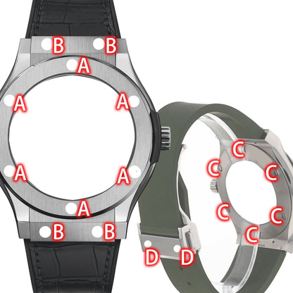 Vis de surveillance pour Hublot Classic Fusion 541 542 545 Centrose de montre 42 mm / STRAP / STRAP