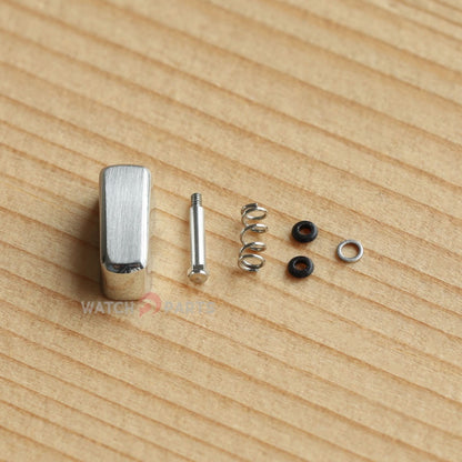 Presentador de reloj de oro/acero de 18k para Patek Philippe PP 5968 Aquanaut 42.2 mm Botón de reloj