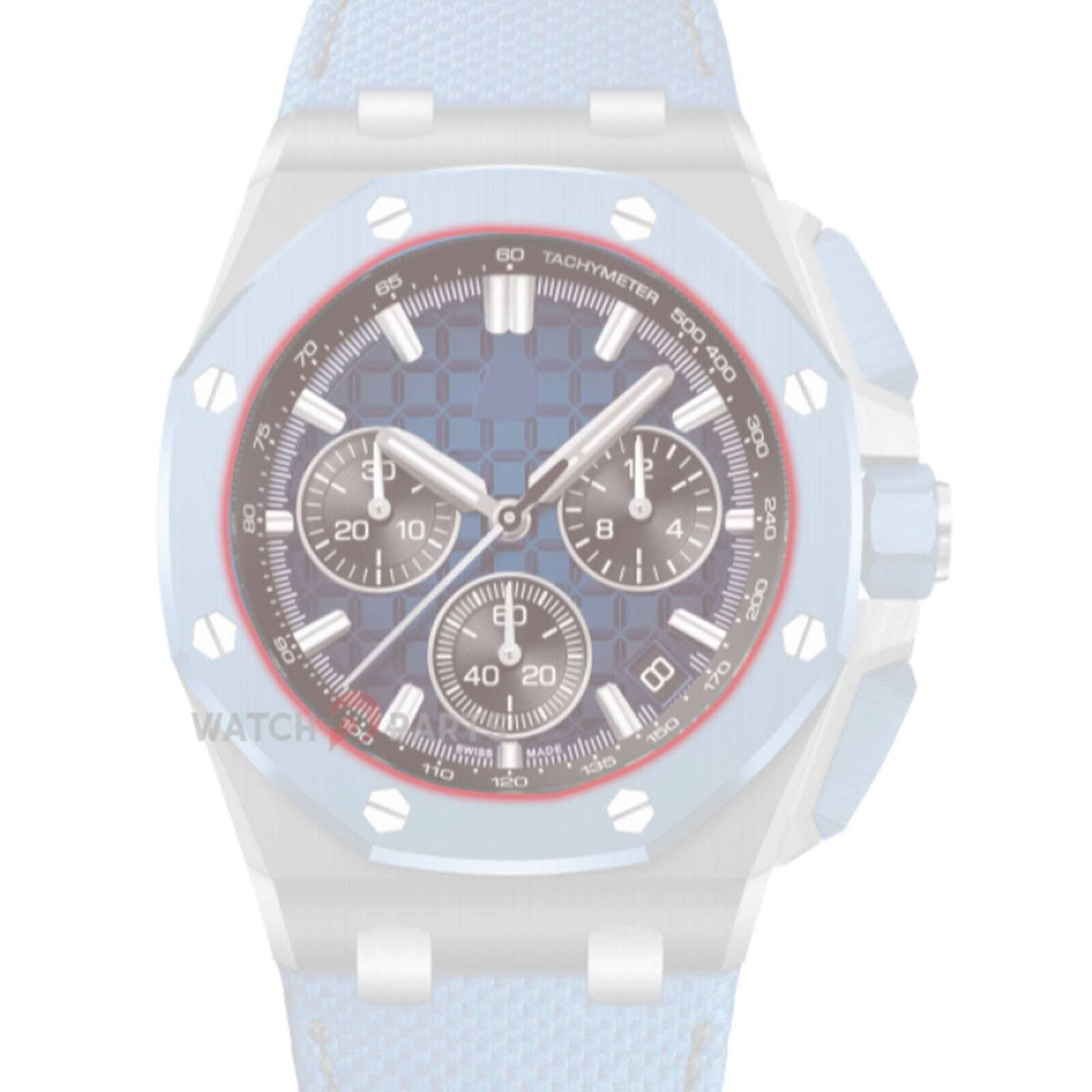 Crystal Sapphire pour Audemars Piguet 15336 Millenaire Coupe 45 mm AP Verre de montre