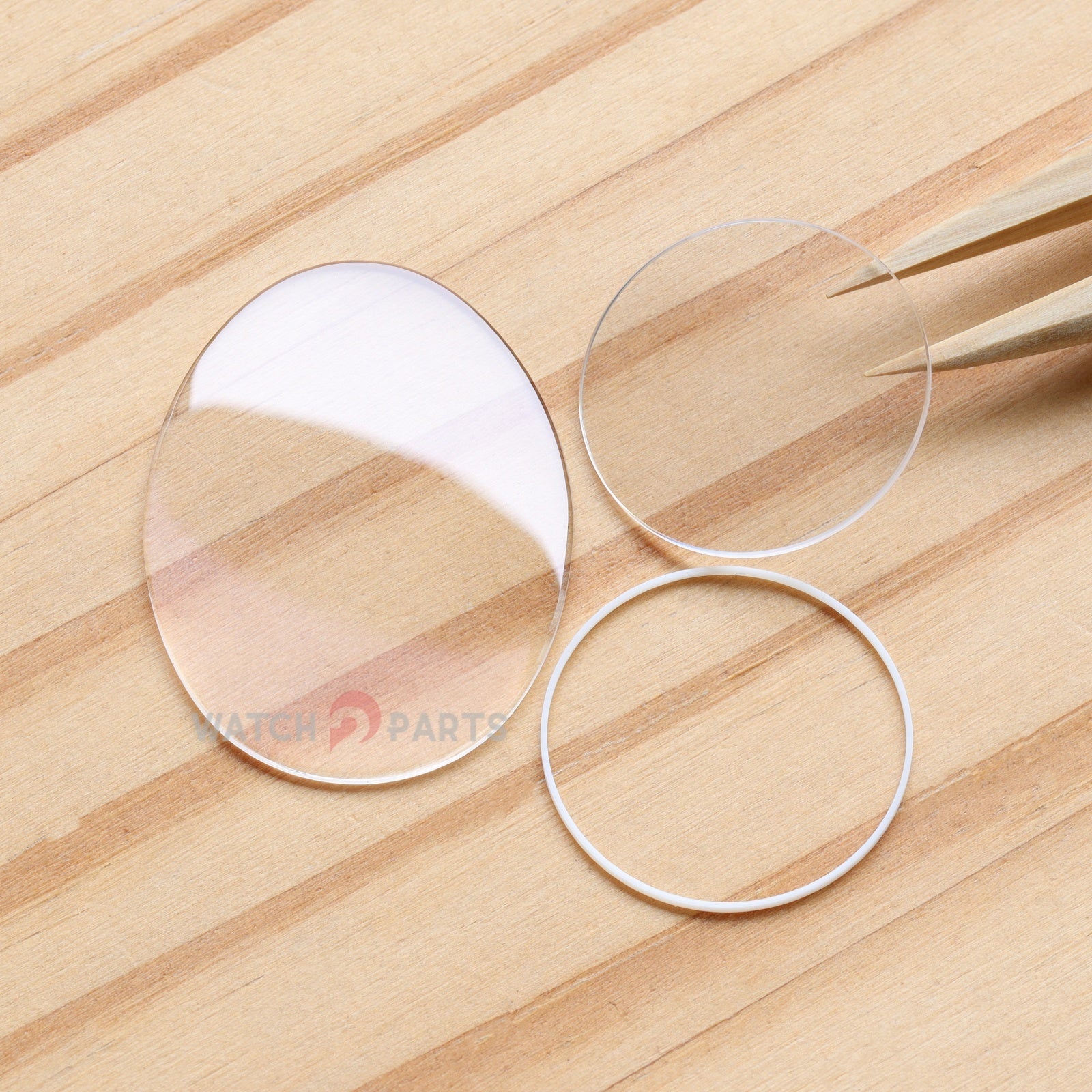 Watch Glass for Breguet REINE DE NAPLES 8908/8918 28.5×36.5mm Front&Case Back Sapphire Crystal - watch2parts