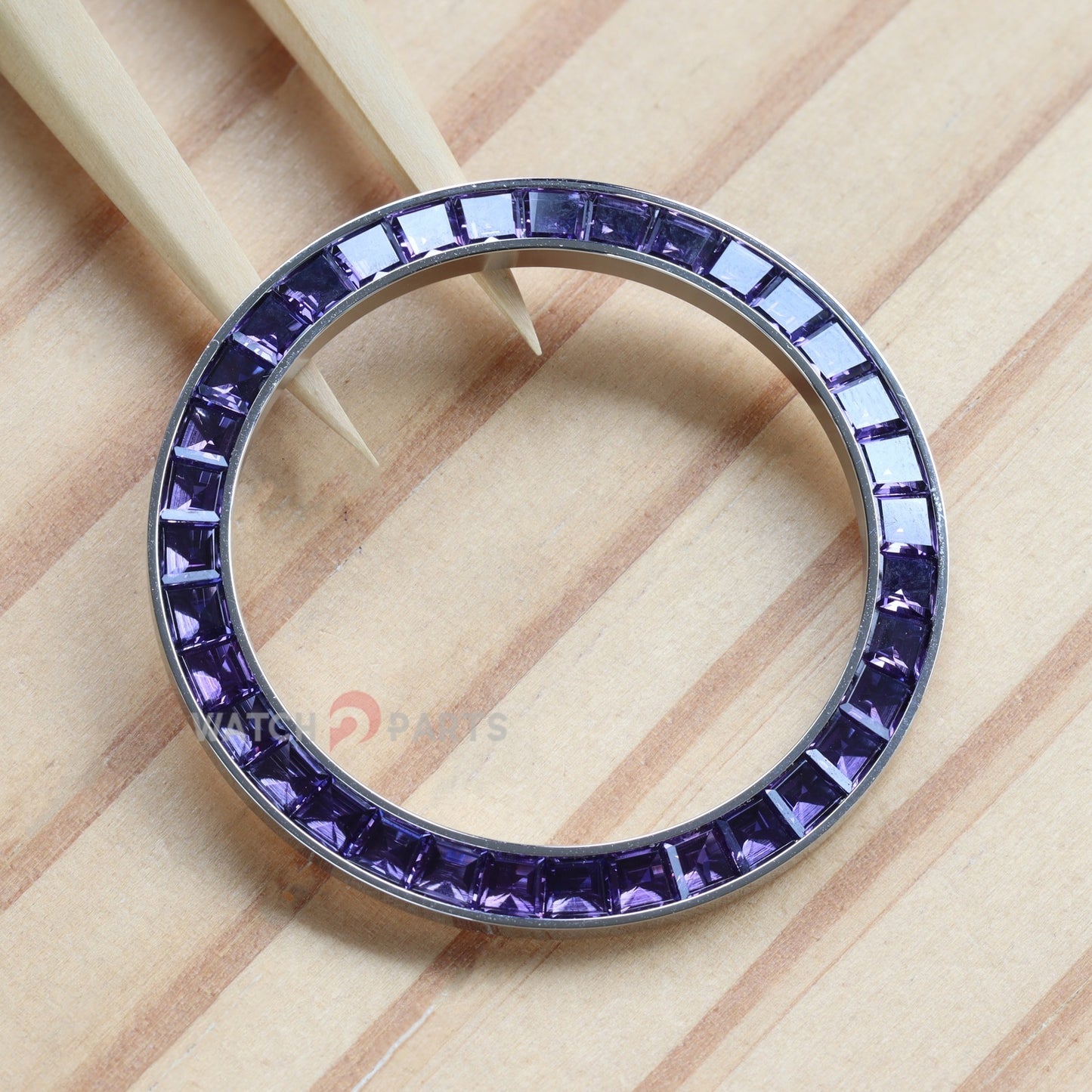 Synthetic Purple Spinel Bezel for Rolex Daytona 40mm Watch Gemstone