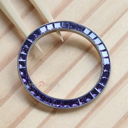 Synthetic Purple Spinel Bezel for Rolex Daytona 40mm Watch Gemstone