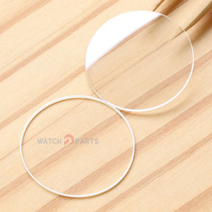 Double Domed Sapphire Crystal&Gasket for Vacheron Constantin VC Égérie 4606F 35mm Watch Glass