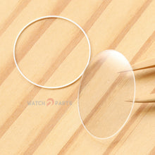 Ellipse Flat Watch Sapphire Crystal&Gasket for Bvlgari Ovale DV32G 32mm Glass - watch2parts