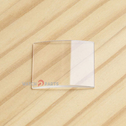 Mira Cristal de zafiro para Cartier Tank MC 3589 Class delantero y estuche Back Watch Glass