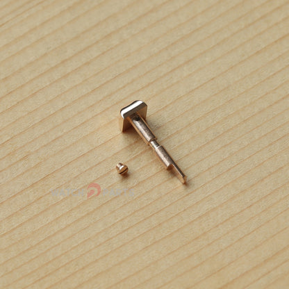 18K Rose Gold/Stainless Steel Watch Band Screw Tube Pin for Cartier Pasha WJ120151 42mm Watch
