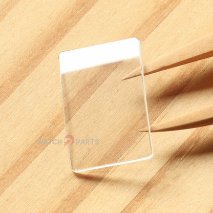 Tonneau Raised Watch Glass for Bvlgari Rettangolo RT45SSD 26x45mm Sapphire Crystal