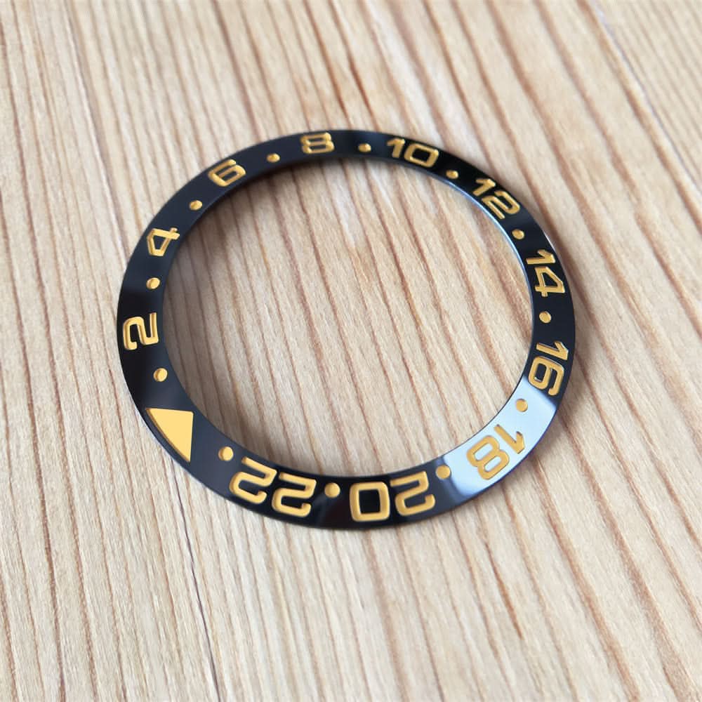 Talle White Gold Número de alta calidad Azul Rojo Inserto de bisel de cerámica para Rolex GMT Master II Watch