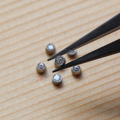 Watch Movable Ornament Diamonds for Chopard Happy Sport Automatic Watch - watch2parts