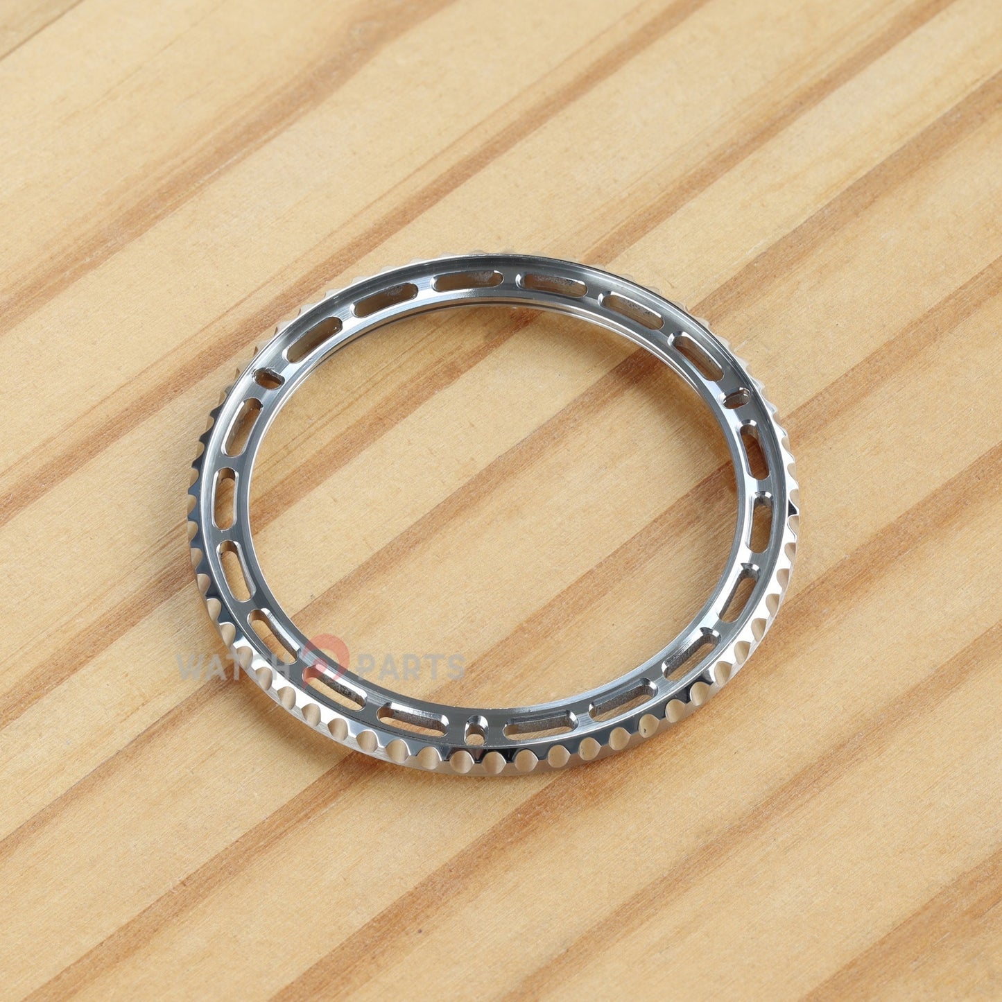 Bisel estriado+Junta de bisel de goma+Haga clic en Spring+Tension Spring+Bisel de retención para Rolex GMT-Master II 126710/116710