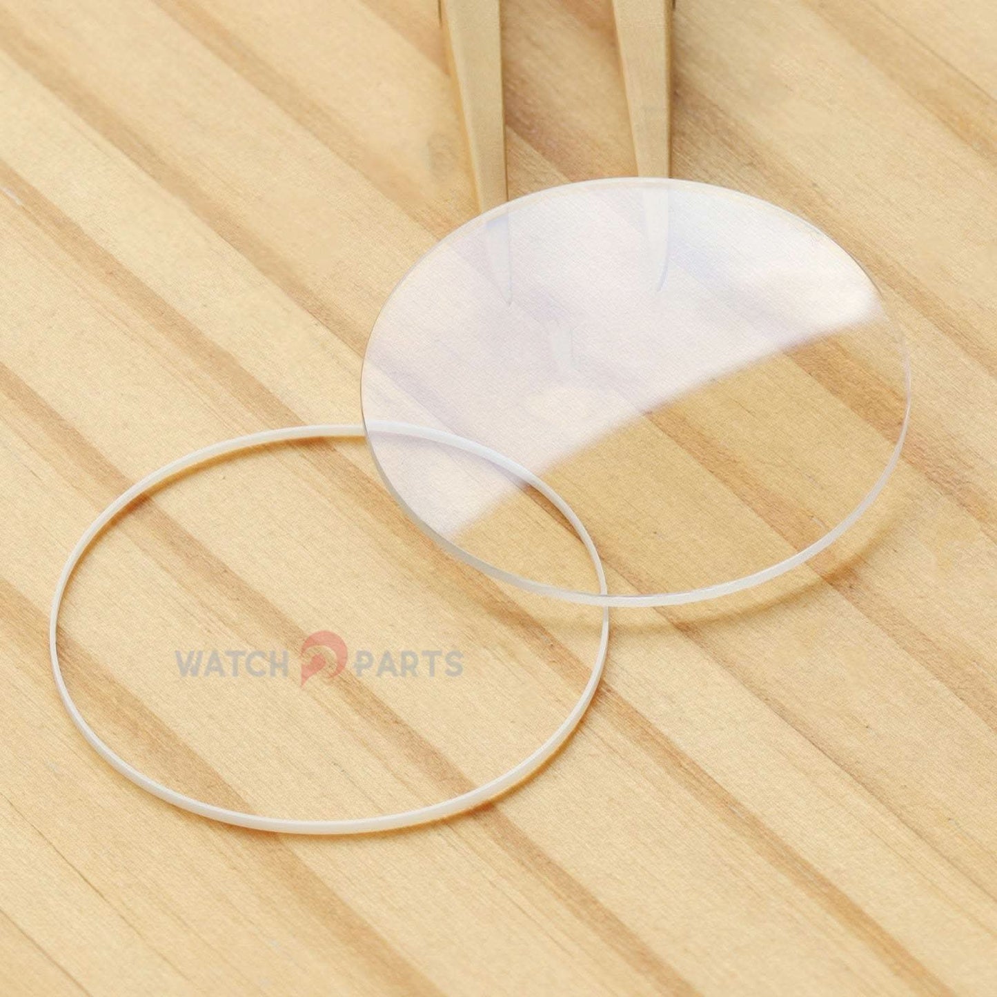 Crystal Sapphire per Ulysse Nardin Dual Time UN 3346-126 Glass d'oro