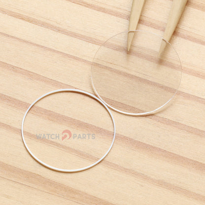 Watch Sapphire Crystal&Gasket for Vacheron Constantin VC Patrimony 33093 31.5mm Front&Case Back Glass