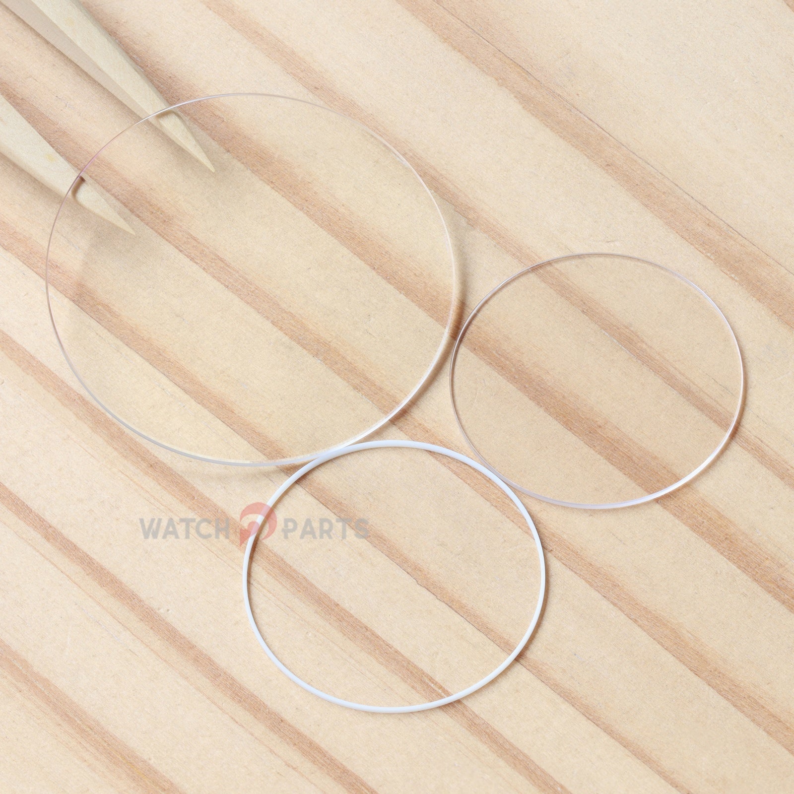 AR Coating Watch Sapphire Crystal&Gasket for IWC Portuguese Chronograph IW3714/3716/3712 41mm Front&Case Back Glass - watch2parts