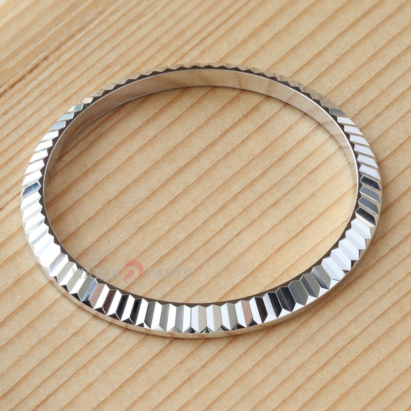 18K White Gold Watch Bezel para Rolex DateJust 36 126234/116234 anillo acosado