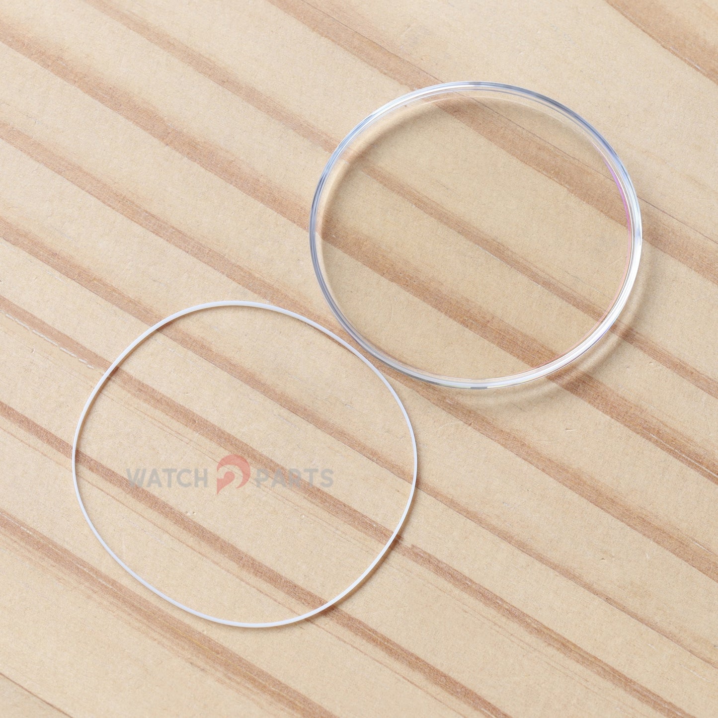 AR Coating Box-shaped Watch Sapphire Crystal&Gasket for IWC Portofino Hand-Wound IW510103 45mm Front&Case Back Glass - watch2parts