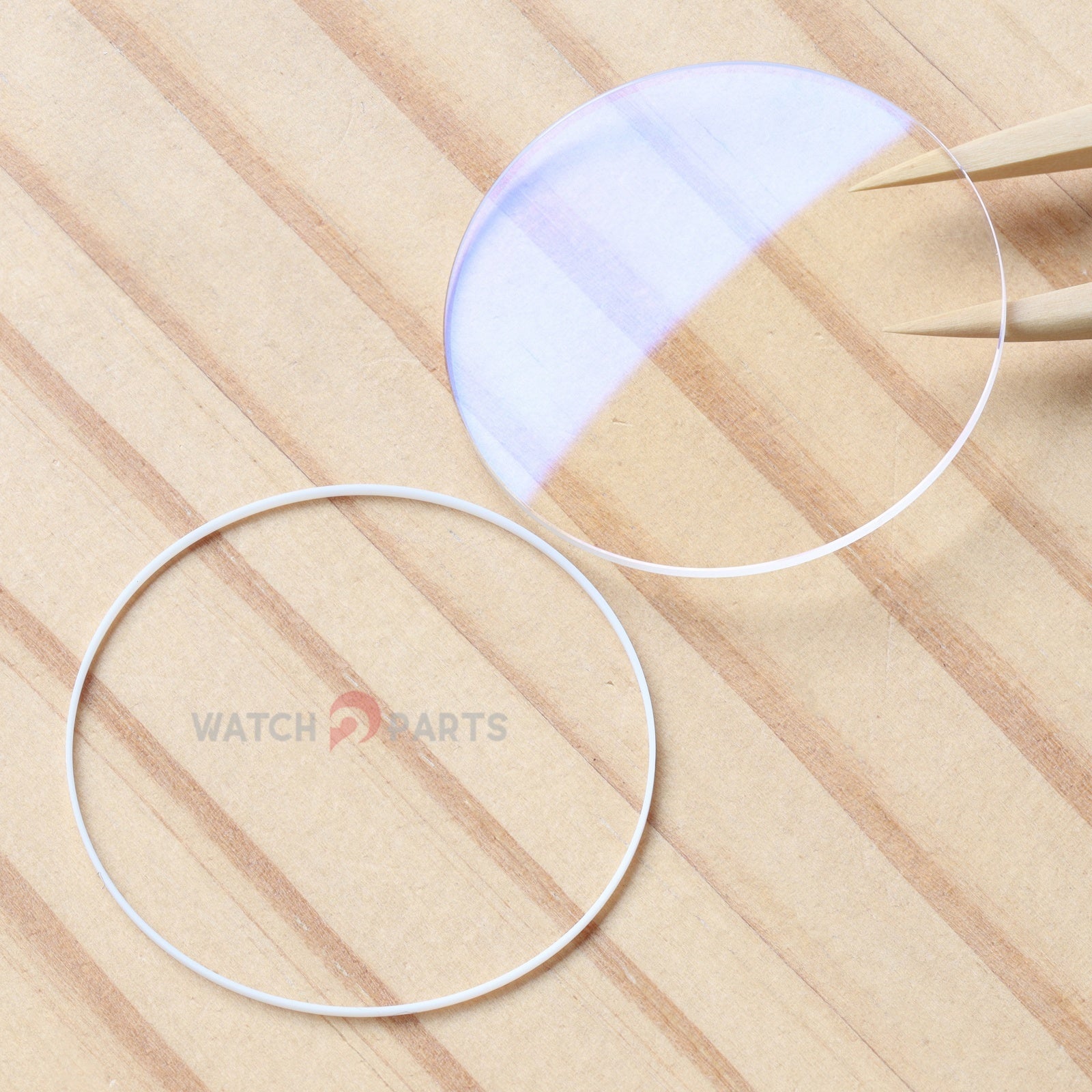 AR Coating Watch Sapphire Crystal&Gasket for IWC Portofino Automatic IW459401/459402 40mm Glass - watch2parts