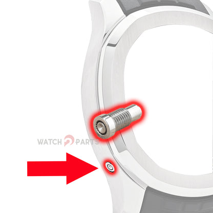 Time Set Screw Invisible Button for Patek Philippe PP Aquanaut 5968 42.2mm Watch
